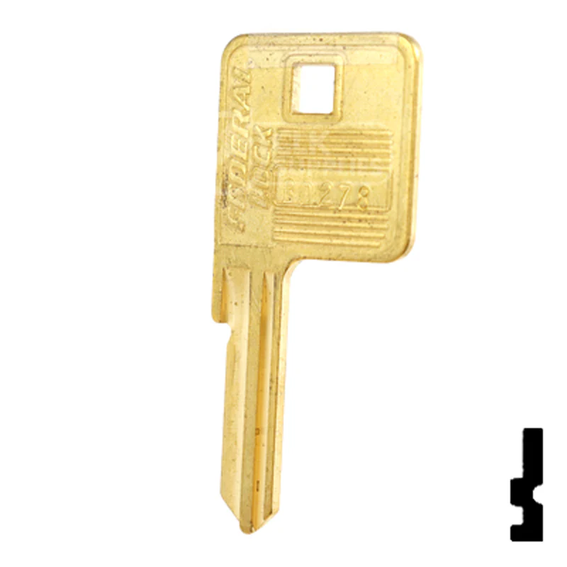 Uncut Key Blank | Federal | BD278 - Image 11