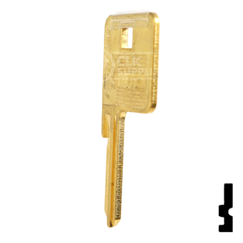 Uncut Key Blank | Federal | BD278 - Image 9
