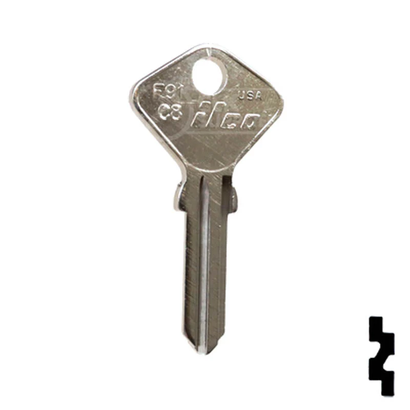 Uncut Key Blank | Fiat | F91C8 - Image 2
