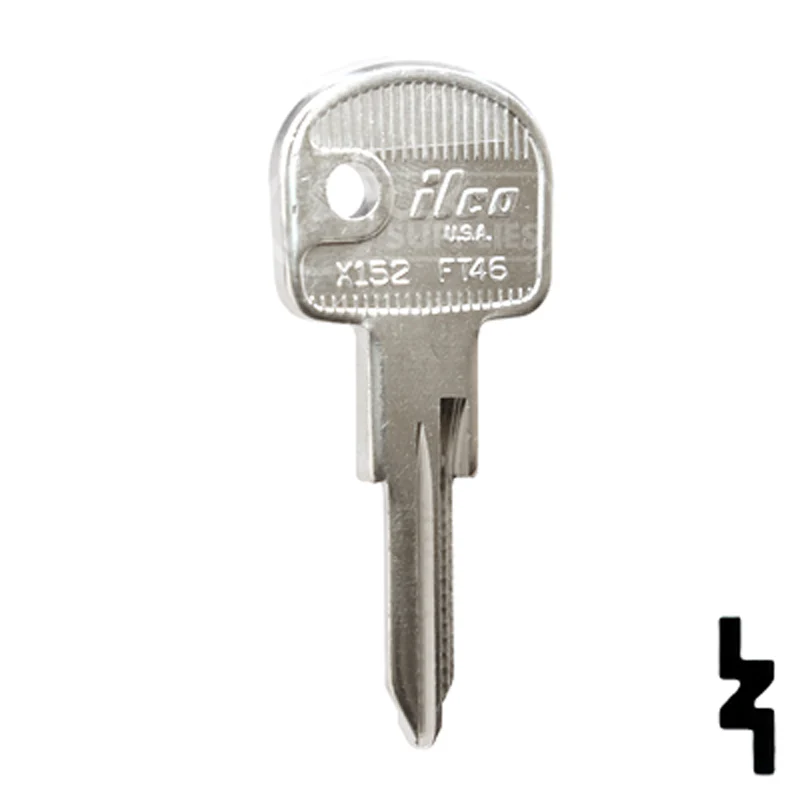 Uncut Key Blank | Fiat | FT46, X152 - Image 3