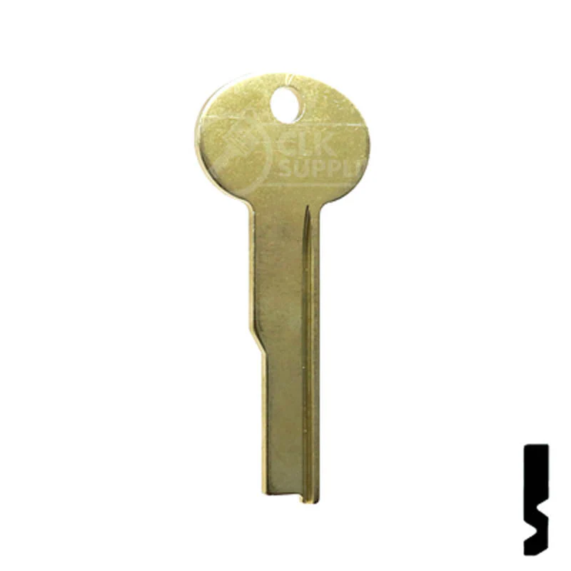 Uncut Key Blank | Flat Steel | LB3 - Image 3