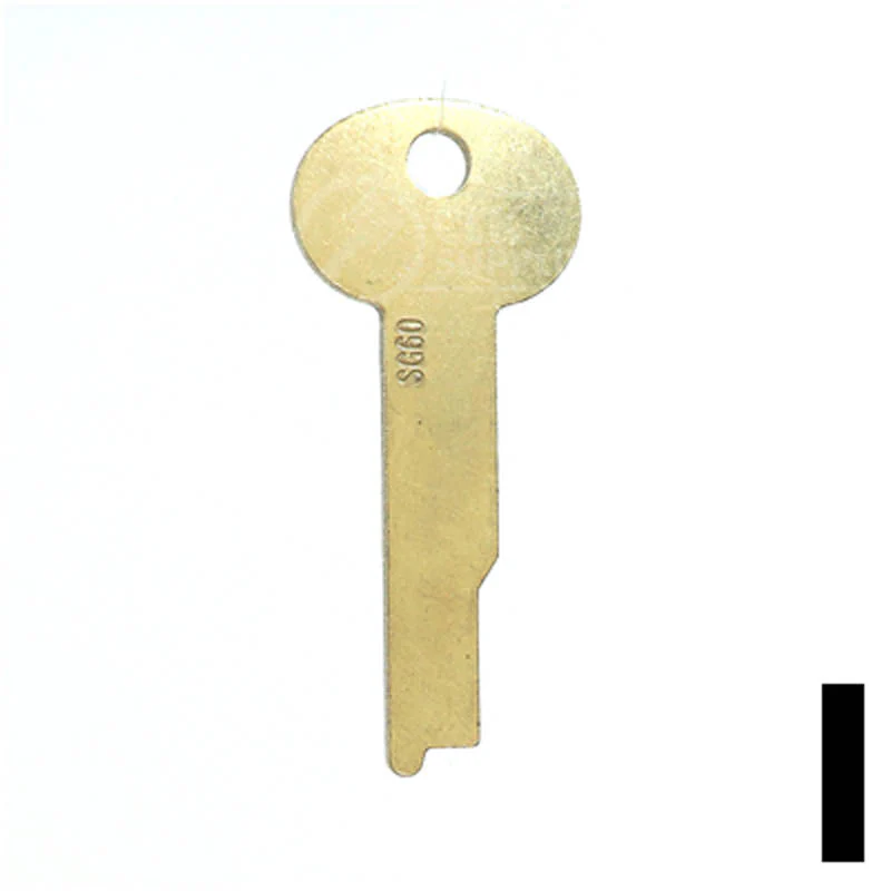 Uncut Key Blank | Flat Steel | S&G | 1063B - Image 3