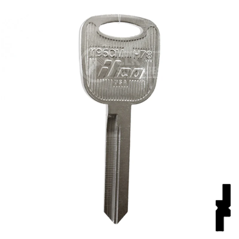 Uncut Key Blank | Ford | 1196CM, H78 - Image 2