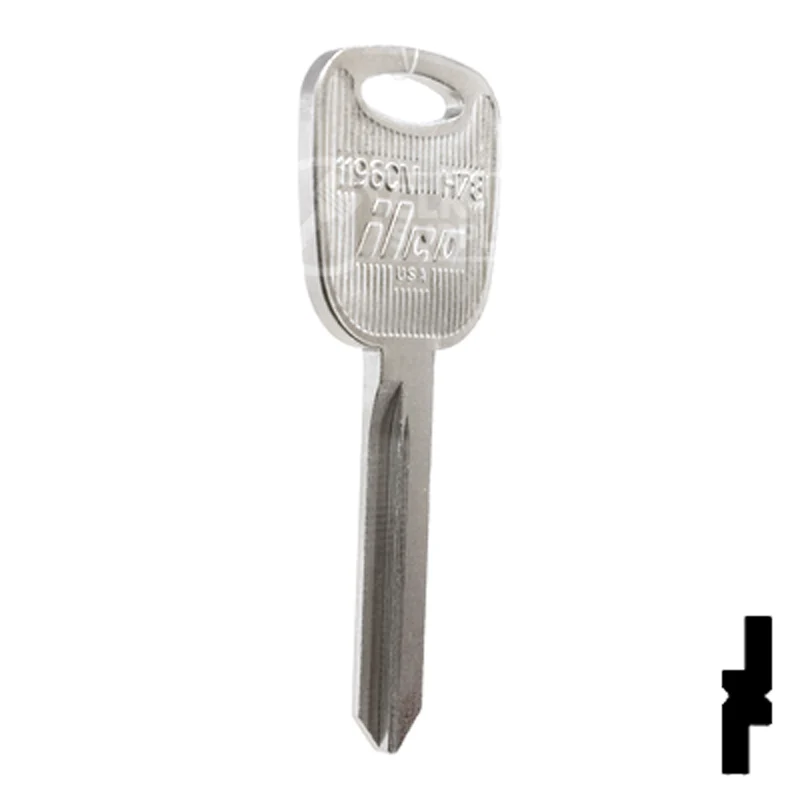Uncut Key Blank | Ford | 1196CM, H78 - Image 4