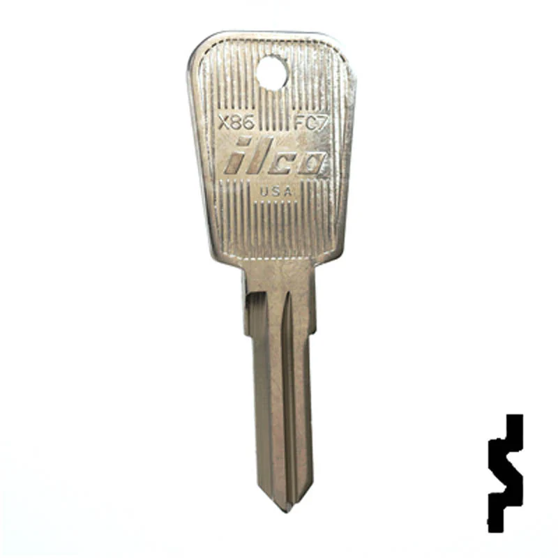Uncut  Key Blank | Ford, Jaguar | FC7, X86 - Image 2