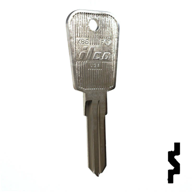 Uncut  Key Blank | Ford, Jaguar | FC7, X86 - Image 3