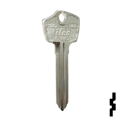 Uncut Key Blank | Ford | X207, H63 - Image 3