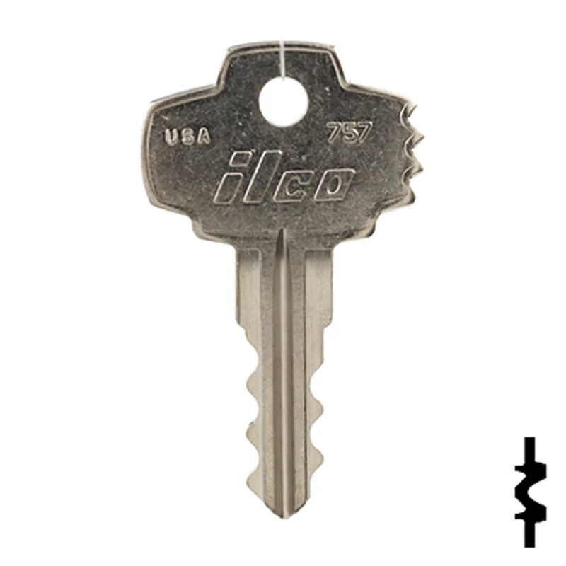 Uncut Key Blank | Fort | 757