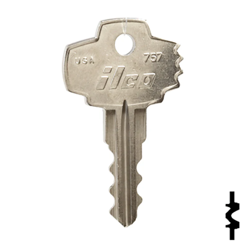 Uncut Key Blank | Fort | 757 - Image 2