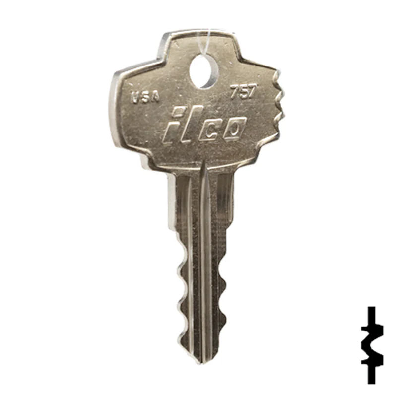 Uncut Key Blank | Fort | 757 - Image 3