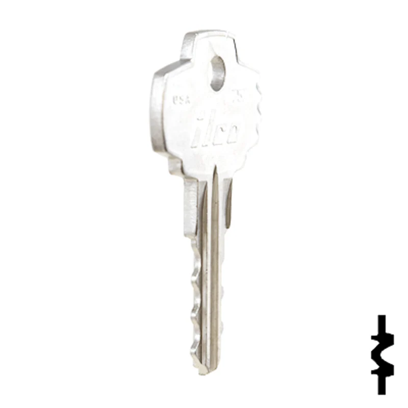 Uncut Key Blank | Fort | 757 - Image 5