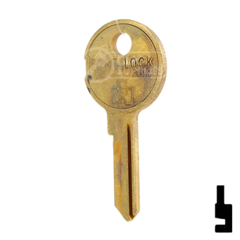 Uncut Key Blank | Fort | BD123 - Image 11