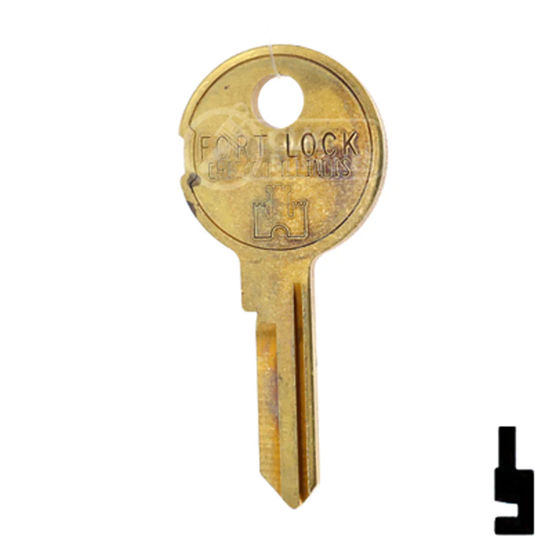 Uncut Key Blank | Fort | BD123 - Image 12
