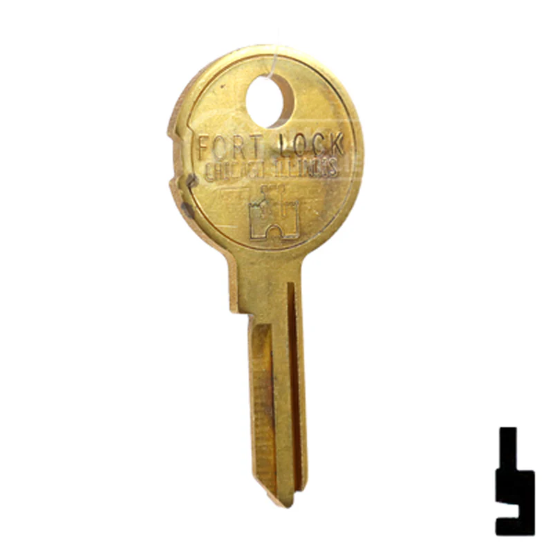 Uncut Key Blank | Fort | BD123 - Image 15