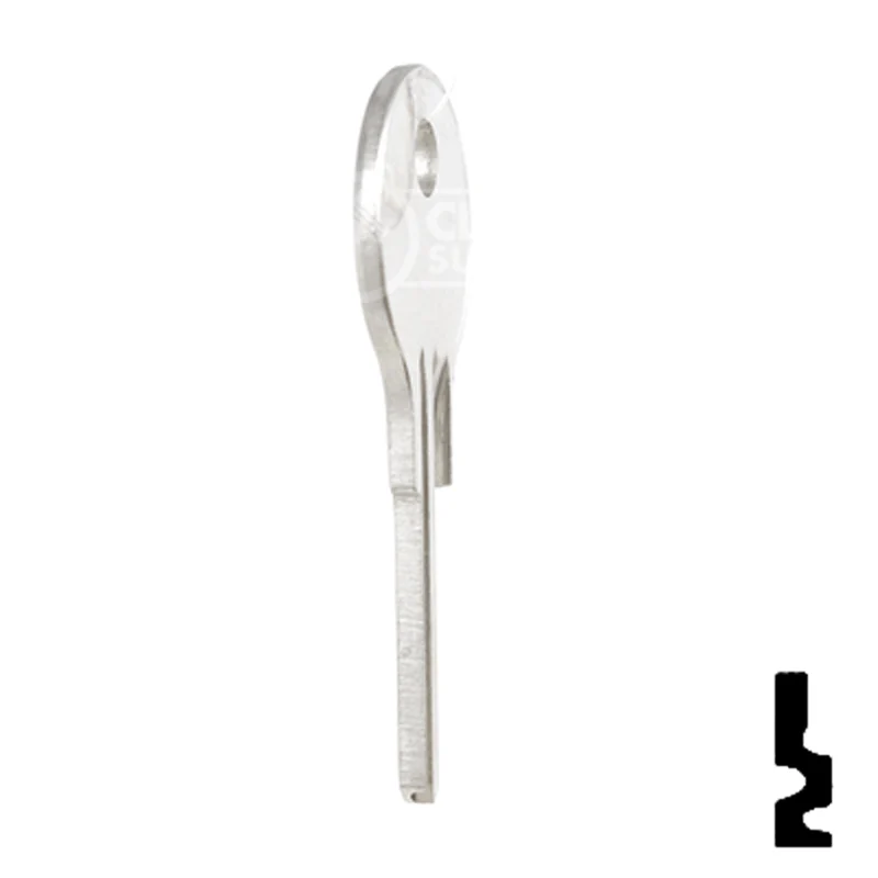 Uncut Key Blank | Fort | L1054G, FR2 - Image 18