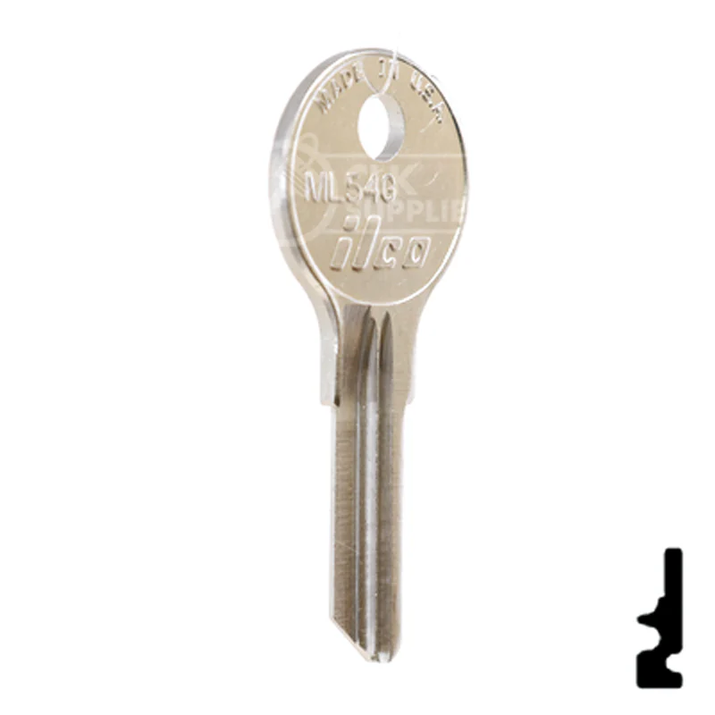 Uncut Key Blank | Fort | ML54G - Image 4