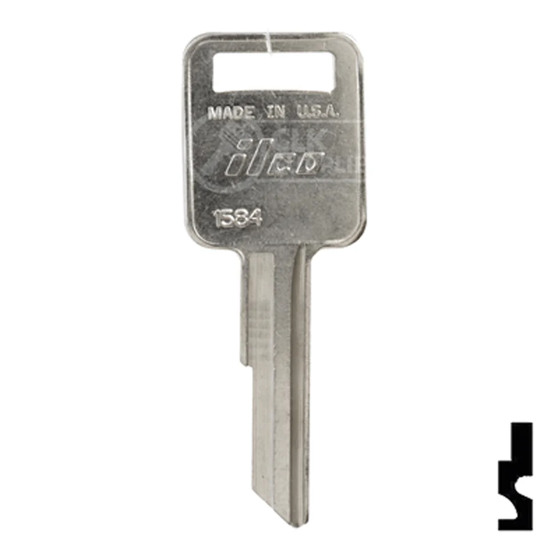 Uncut Key Blank | Freightliner | 1584 - Image 2