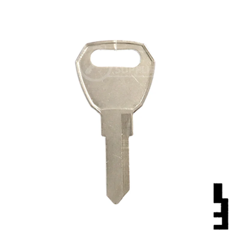 Uncut  Key Blank | Fulton Hitch | 1645 - Image 12
