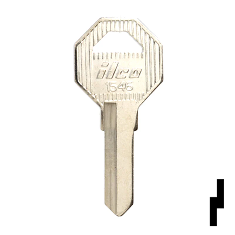 Uncut Key Blank | Gas Cap | 1546 - Image 2