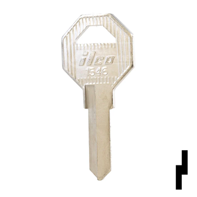 Uncut Key Blank | Gas Cap | 1546 - Image 24