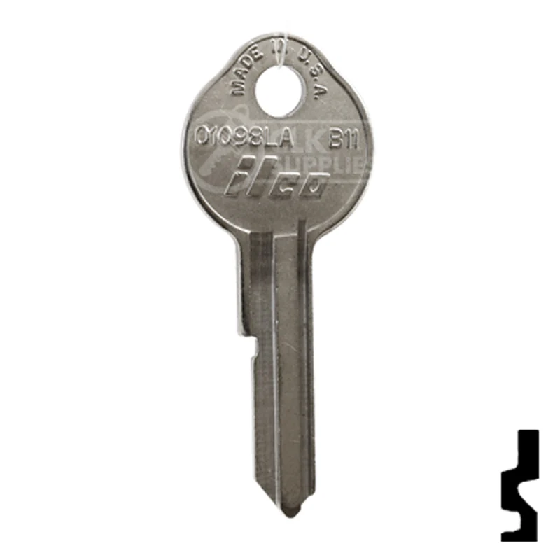 Uncut Key Blank | General Motors | 01098LA, B11 - Image 2
