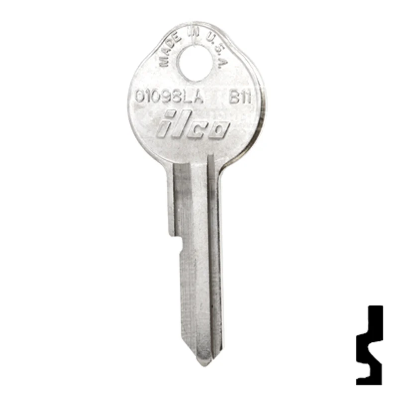 Uncut Key Blank | General Motors | 01098LA, B11 - Image 24