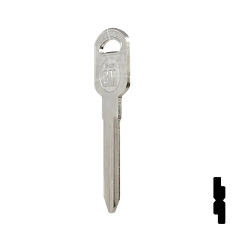 Uncut Key Blank | General Motors | GM-51S replaces B85, B86, B89, B92 - Image 10