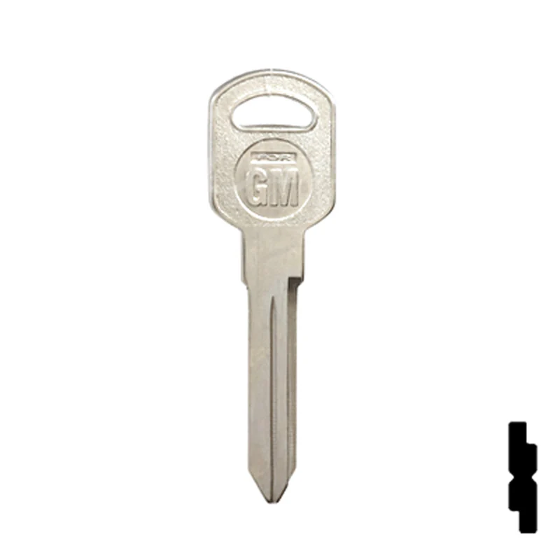 Uncut Key Blank | General Motors | GM-51S replaces B85, B86, B89, B92 - Image 2