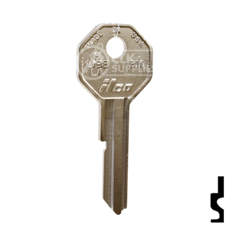 Uncut Key Blank | General Motors | H1098LA, B10 - Image 2