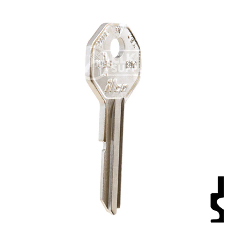 Uncut Key Blank | General Motors | H1098LA, B10 - Image 4