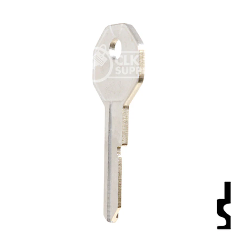 Uncut Key Blank | General Motors | H1098LA, B10 - Image 9