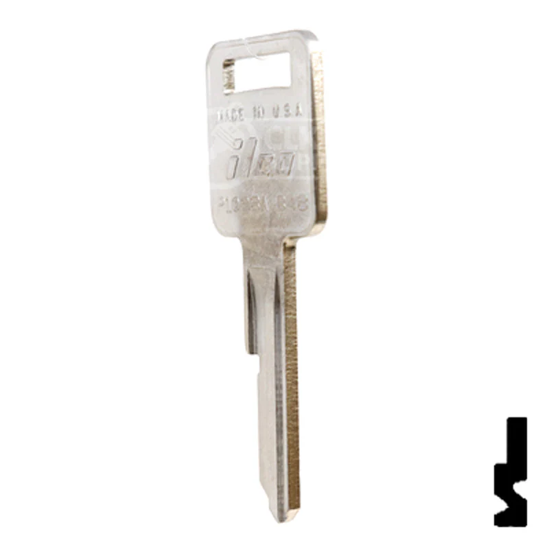 Uncut  Key Blank | General Motors | P1098A, B48 - Image 22