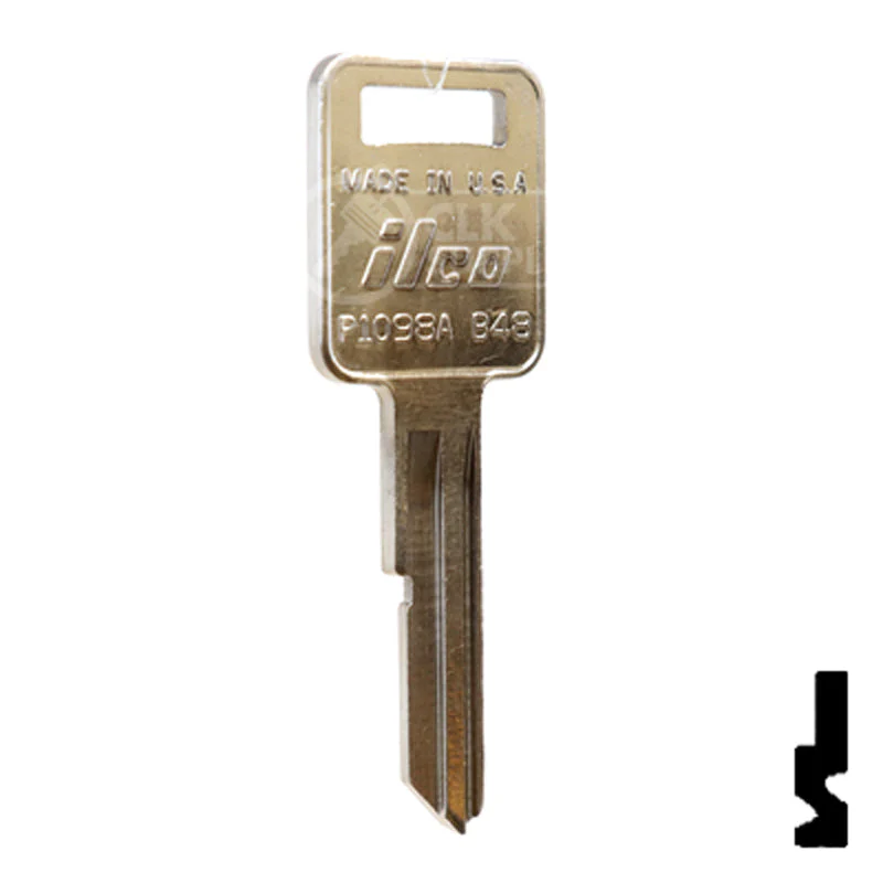 Uncut  Key Blank | General Motors | P1098A, B48 - Image 4