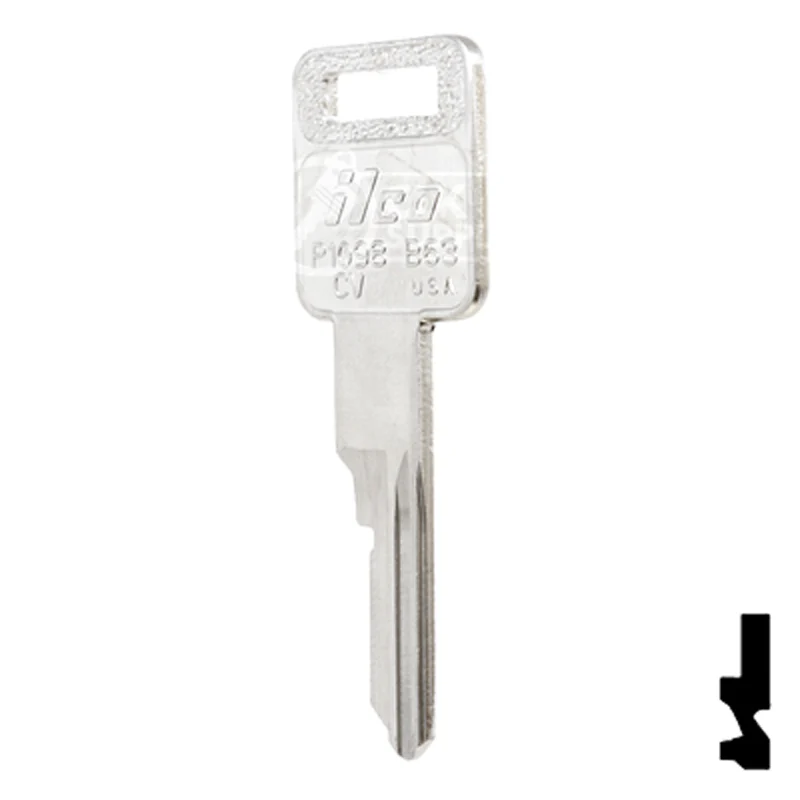 Uncut Key Blank | General Motors | P1098CV, B63 - Image 22
