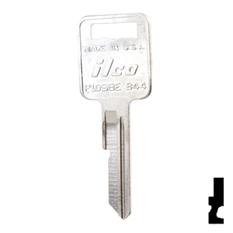 Uncut Key Blank | General Motors | P1098E, B44 - Image 24
