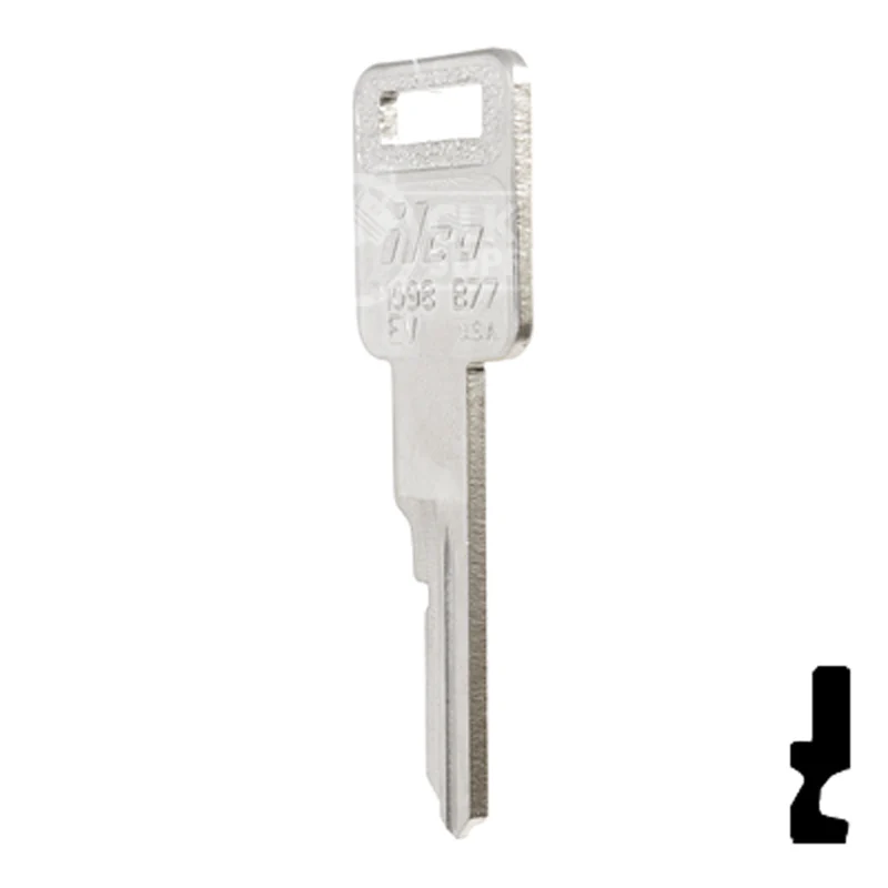 Uncut Key Blank | General Motors | P1098EV, B77 - Image 22