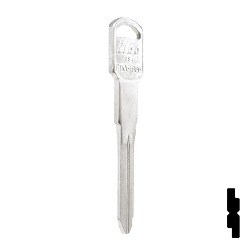 Uncut Key Blank | General Motors | P1106, B86 - Image 5