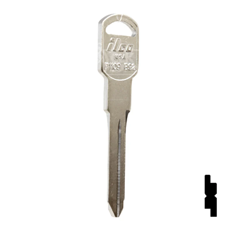 Uncut Key Blank | General Motors | P1109, B92 - Image 4