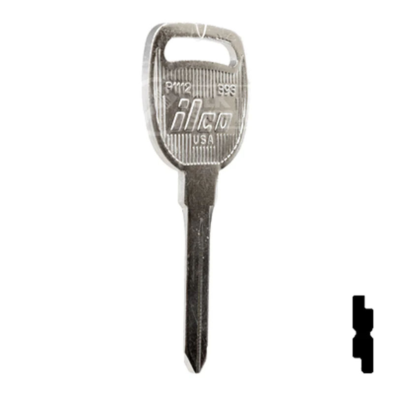Uncut Key Blank | General Motors | P1112, B93 - Image 4