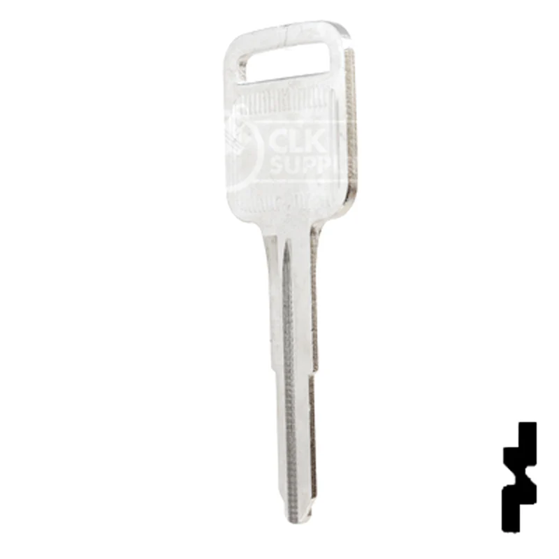 Uncut Key Blank | General Motors | X180, B69 - Image 10
