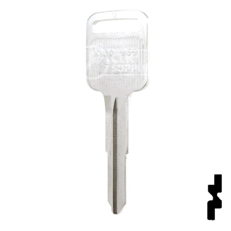 Uncut Key Blank | General Motors | X180, B69 - Image 23