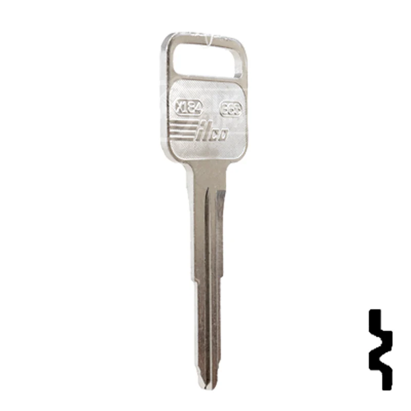Uncut Key Blank | Geo, Honda, Isuzu | X184, B65 - Image 5