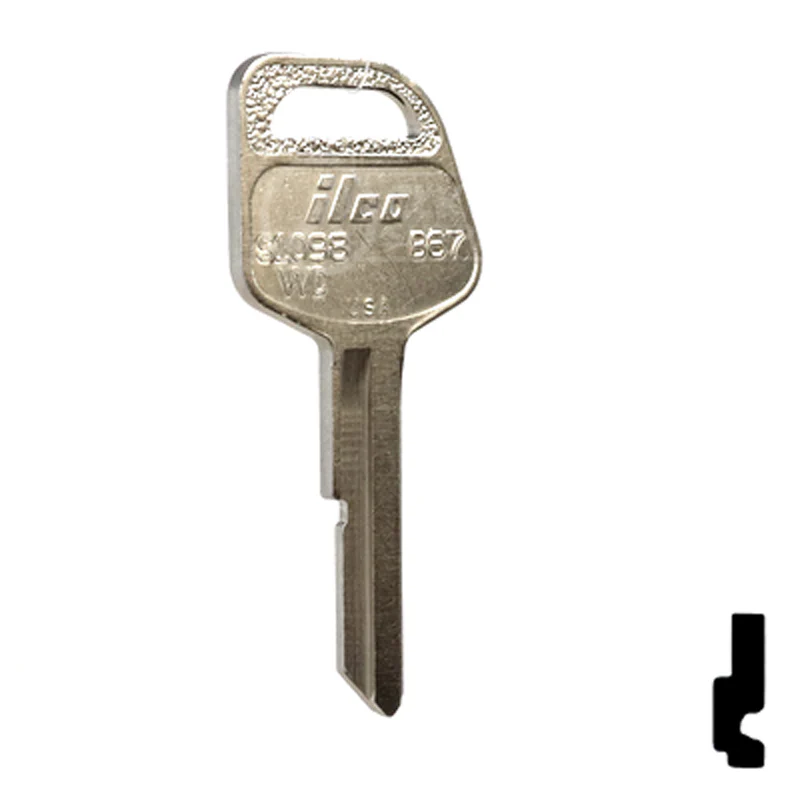 Uncut Key Blank | GM | S1098WD - Image 4