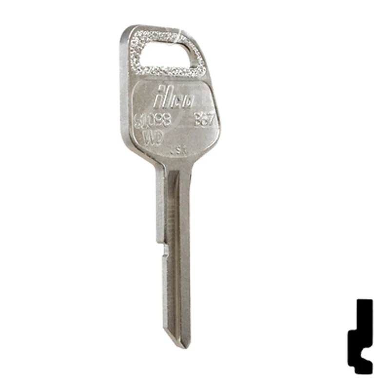 Uncut Key Blank | GM | S1098WD - Image 5