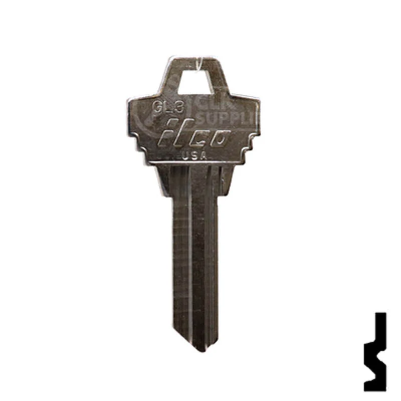 Uncut Key Blank |  Goal | GL3 - Image 2