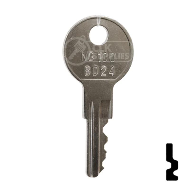Precut Key Blank | Golf Cart | BD24 - Image 2