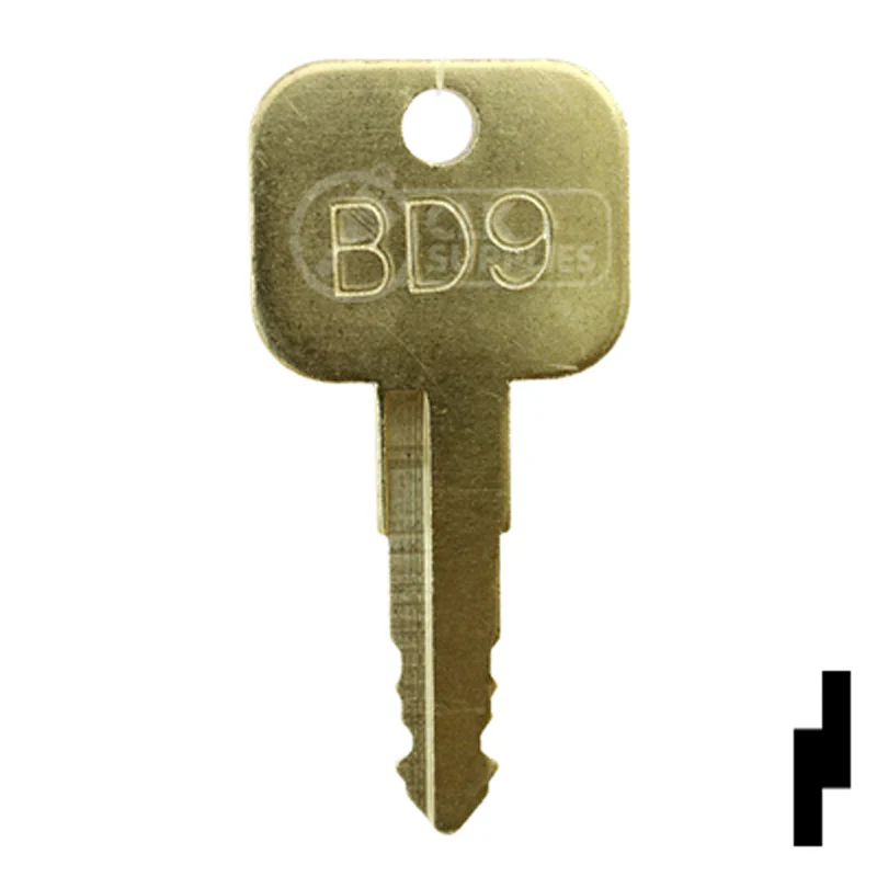 Precut Key Blank | Golf Cart | BD9