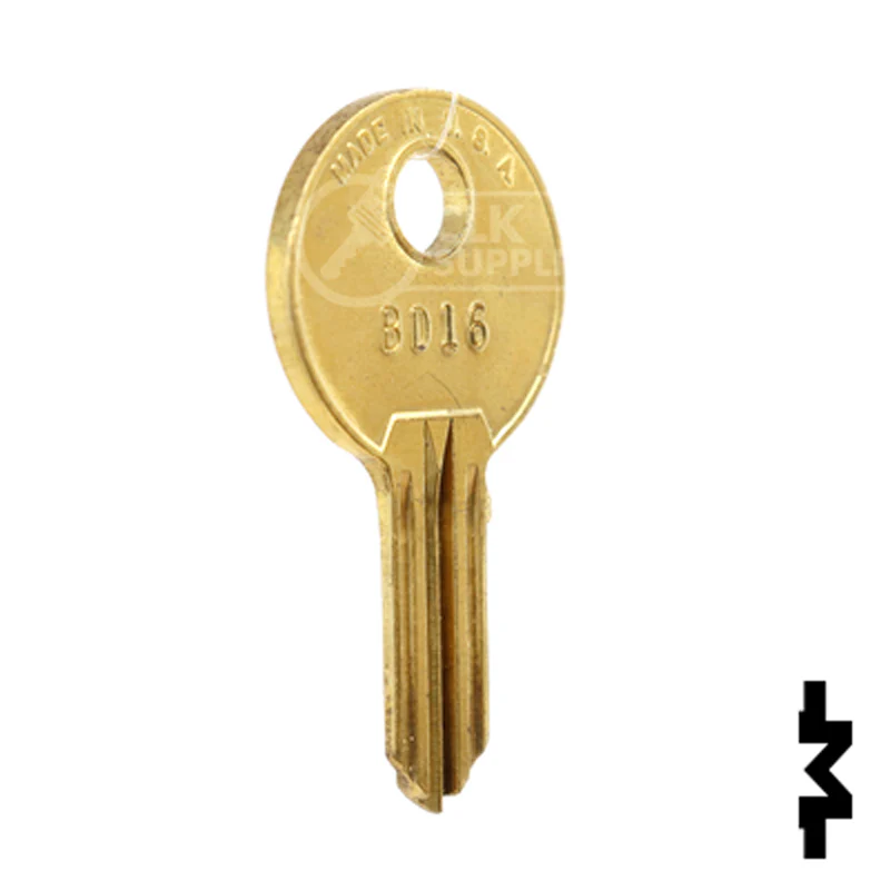 Uncut Key Blank | Grumman | BD16 - Image 16
