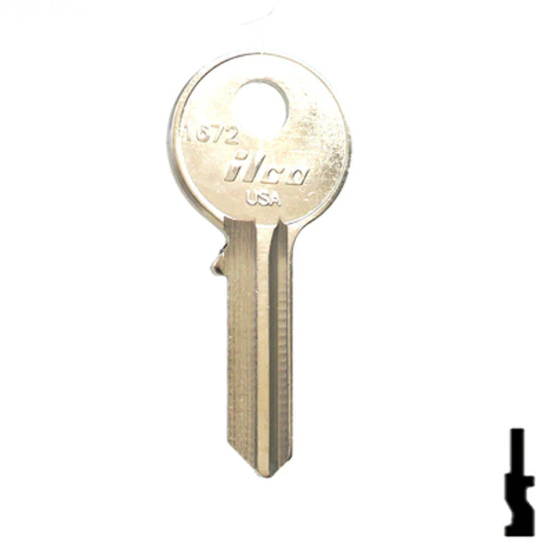 Uncut Key Blank | Guard Security | 1672 - Image 2