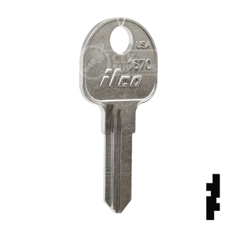 Uncut  Key Blank | Hafele | 1670 - Image 4